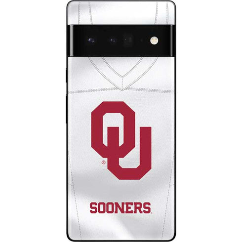 University of Oklahoma White Jersey Google Pixel 6 Pro Skin